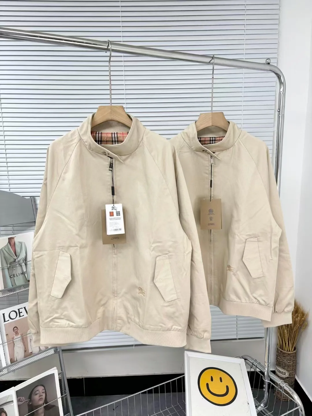 LOEWE Cream Jacket Jackets