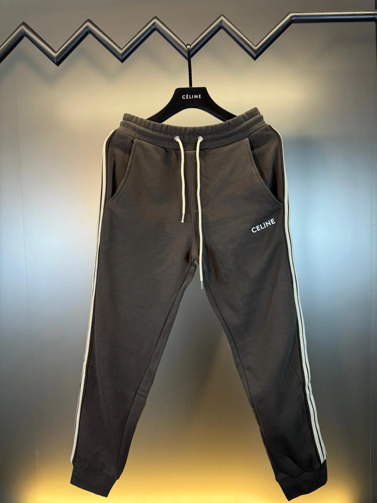 CÉLINE Dark Gray Sweatpants