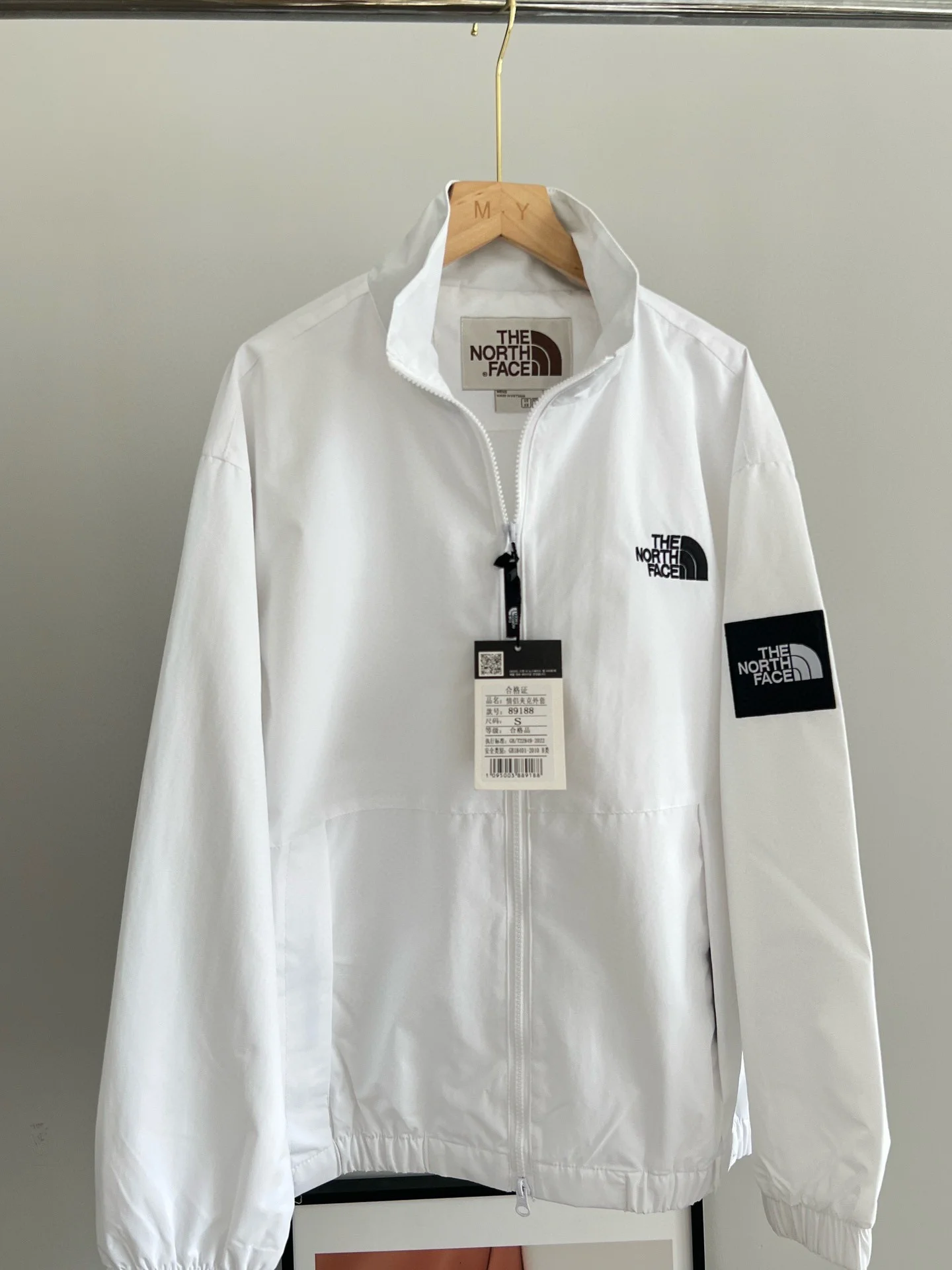 The North Face Windbreaker Jacket White Jackets