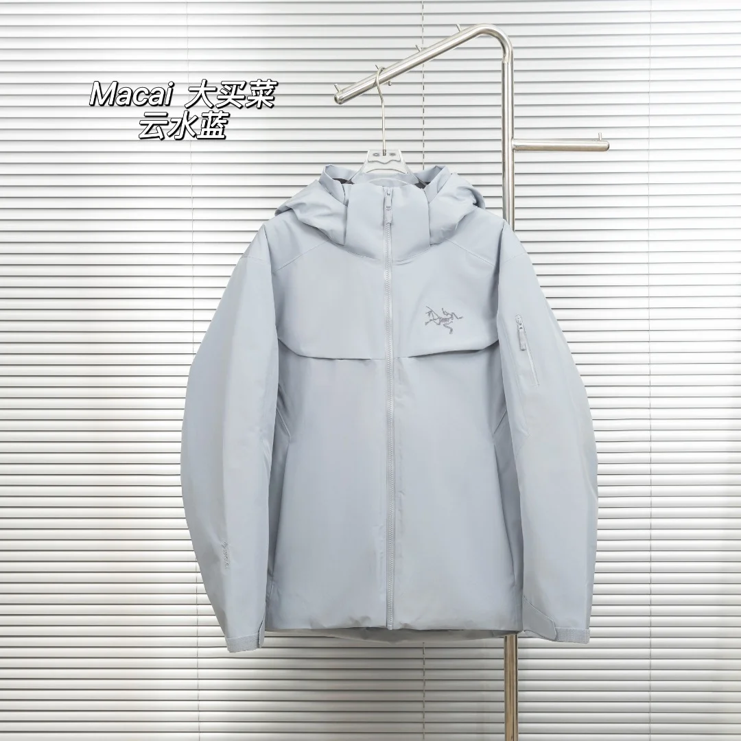 Arcteryx Winter New Men's Hooded Waterproof Down Ski Suit