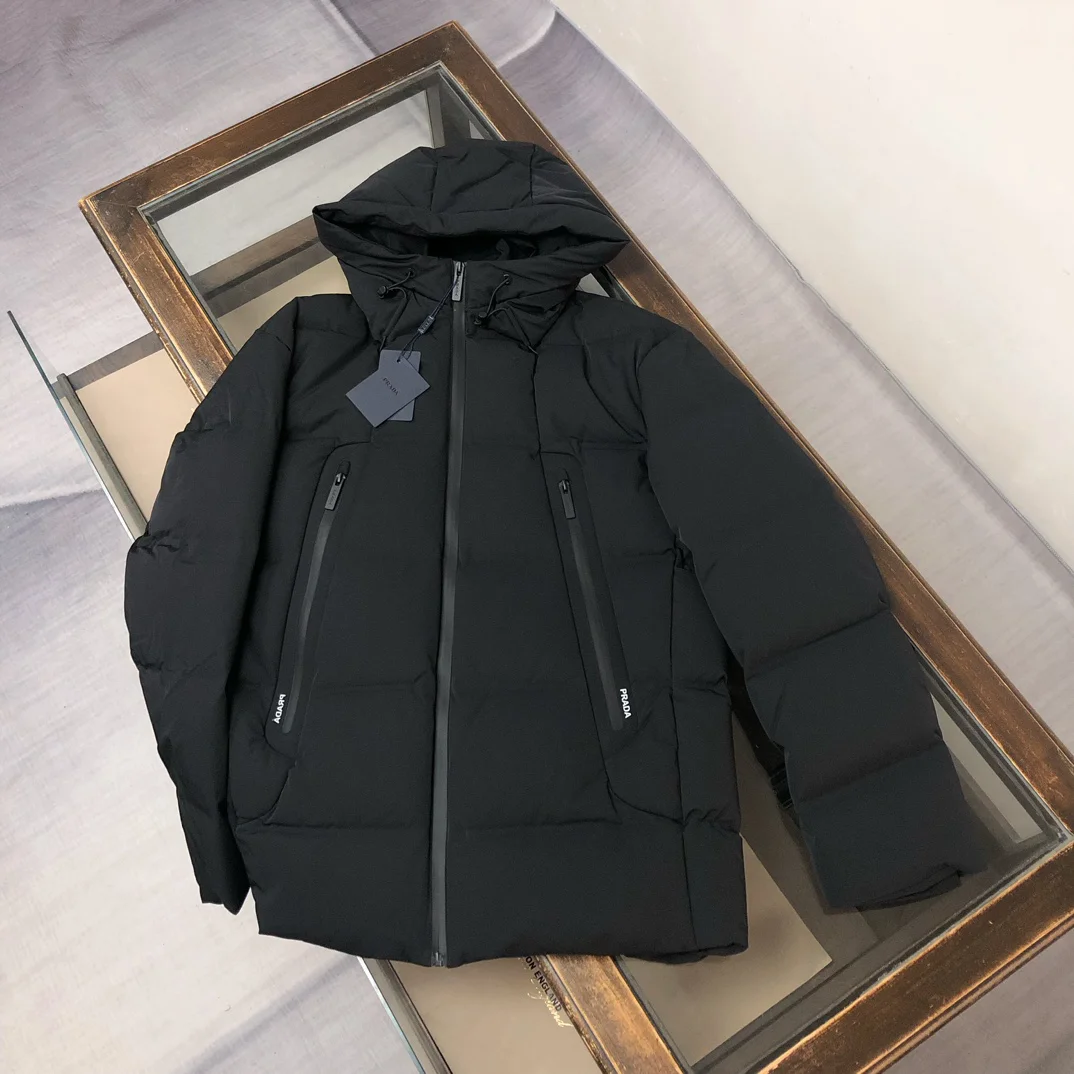 Prada 2025 AW New Men's Hooded Down Jackets