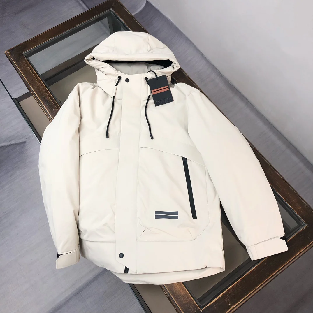 Zegna 2025 Winter New Hooded Down Jackets