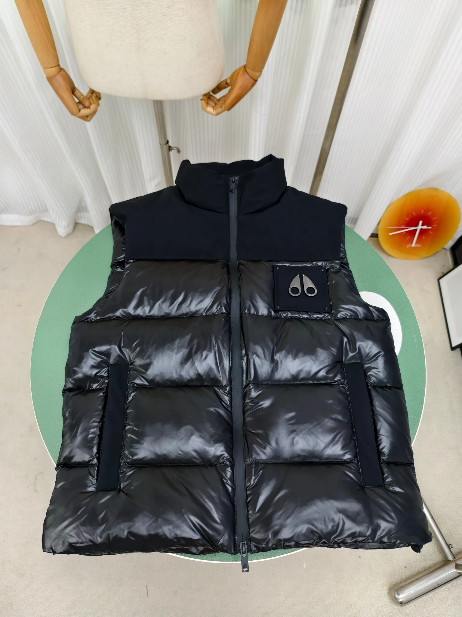 Moose Knuckles Black & Gray Vests