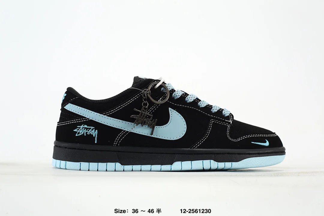 Nike Dunk Low Retro Black Casual Skateboard Shoes