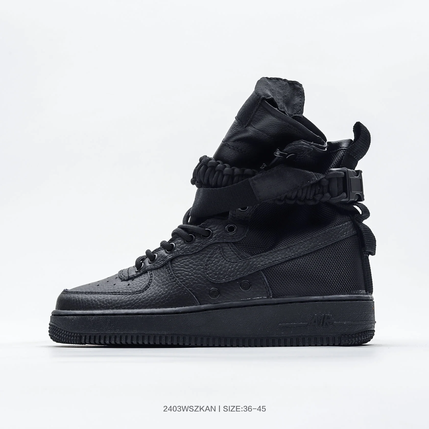 Nike WMNS SF-AF1 Mid Black Skate Shoes