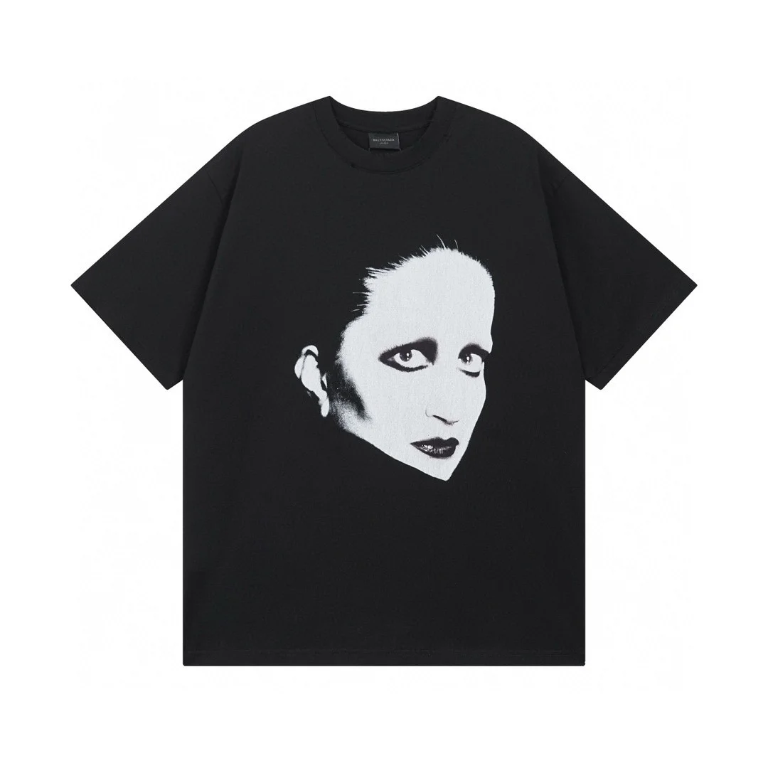 Balenciaga Black Musician NFC Vintage Oversized T-Shirt