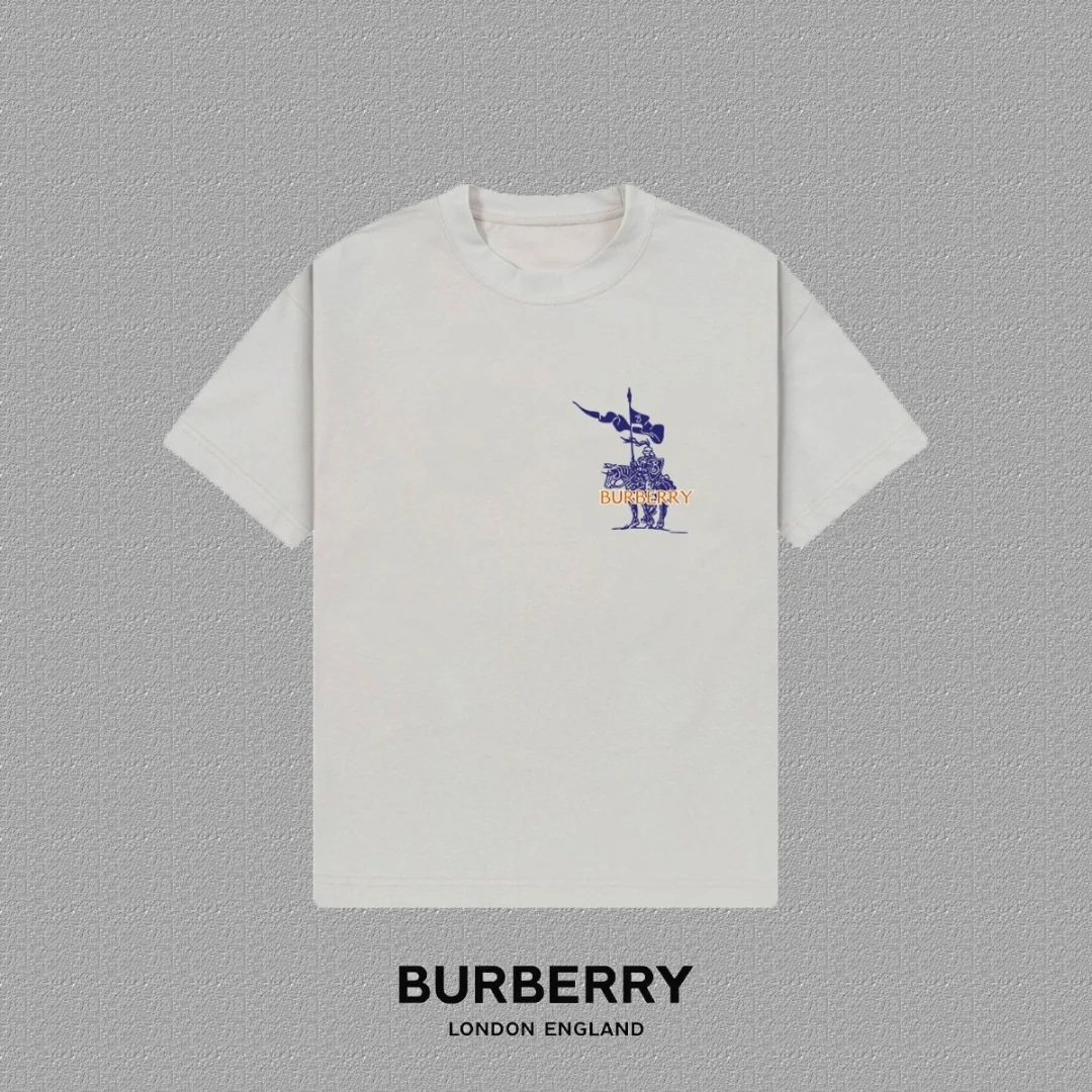 Burberry 2025FW White Logo Print T-Shirt