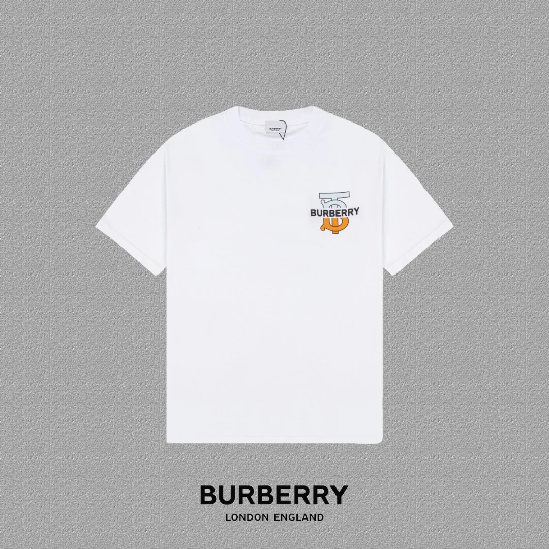 Burberry 2025FW White Logo Print T-Shirt