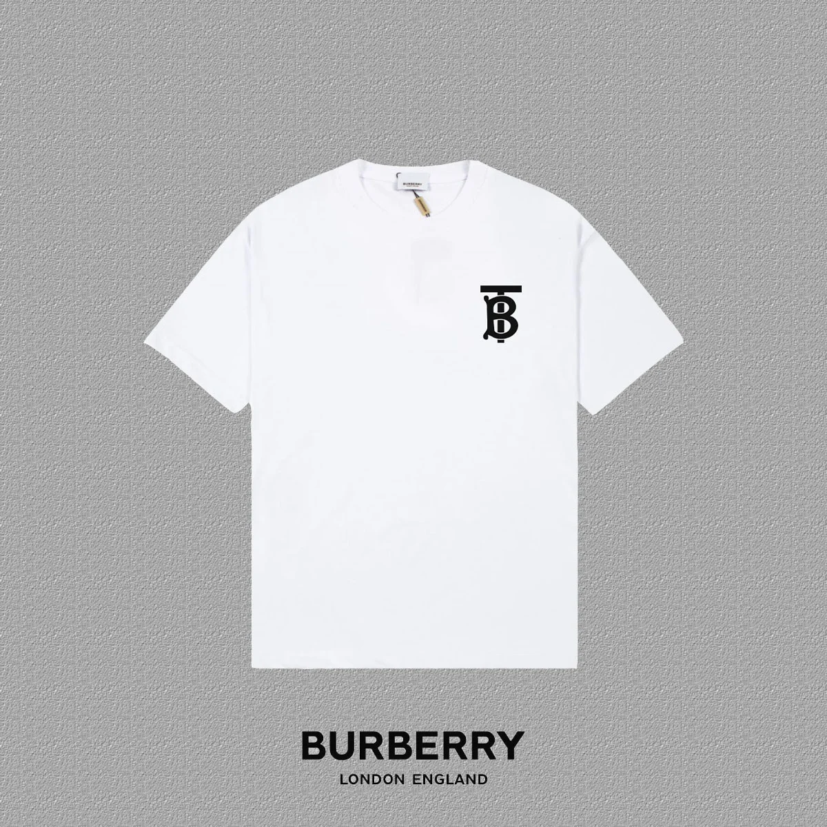 Burberry 2025FW White Logo-Print T-Shirt