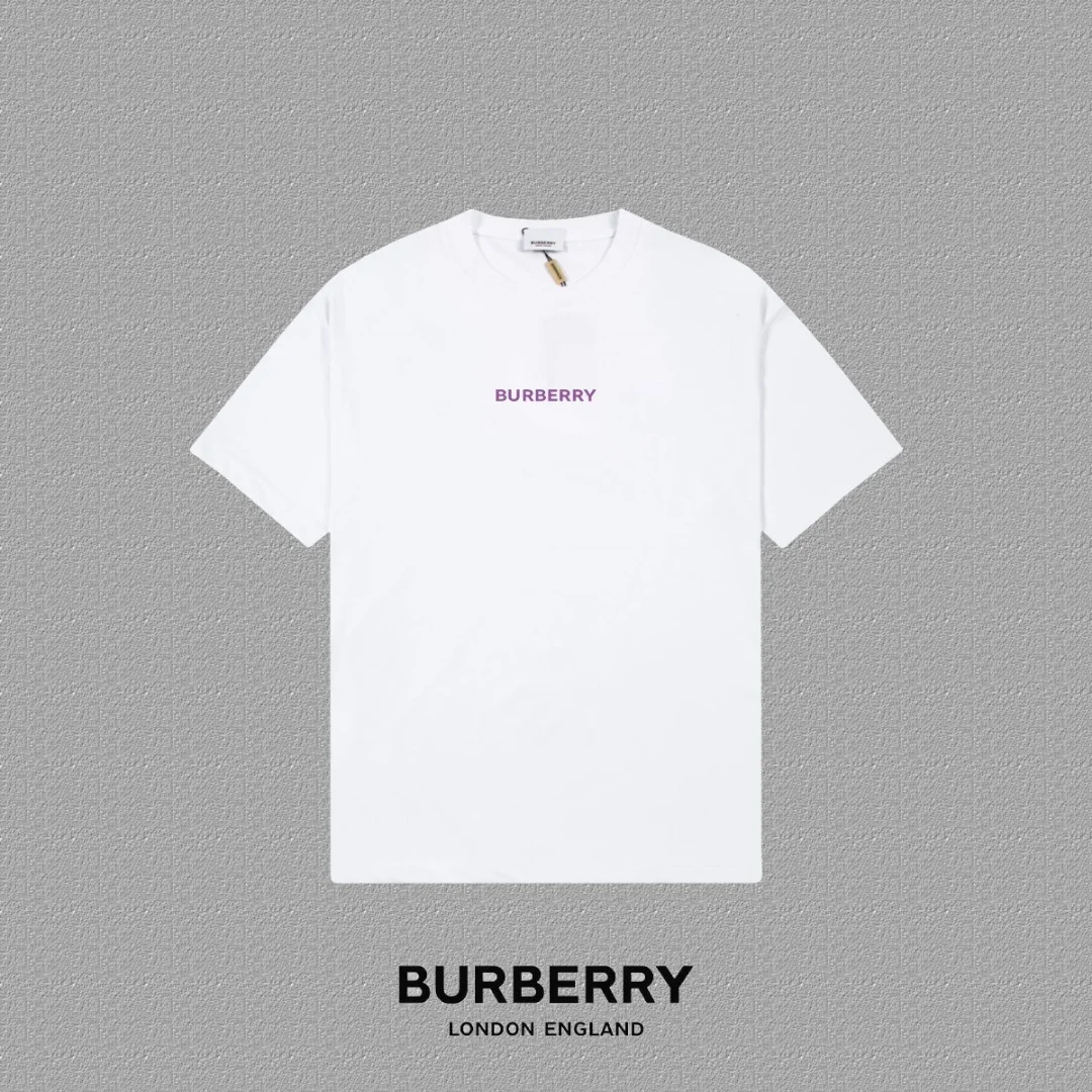 Burberry 2025FW White Knight & Letter Logo Print T-Shirt