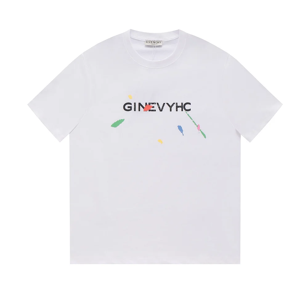 Givenchy 23SS White Tie-Dye Print Unisex T-Shirt