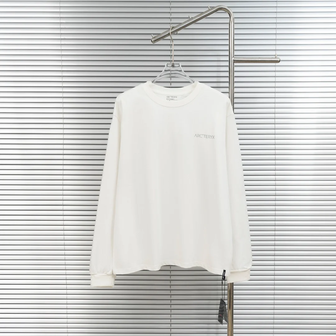 Arc'teryx White Crew Neck Sweatshirt with 3M Reflective Graffiti Logo