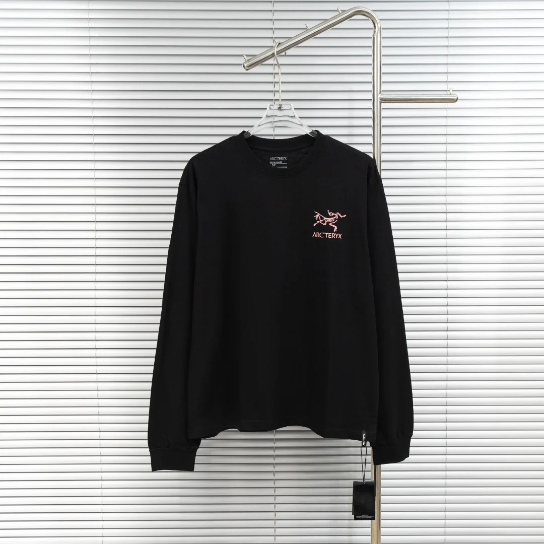 Arc'teryx Black Crew Neck Sweatshirt with Front & Back Logo