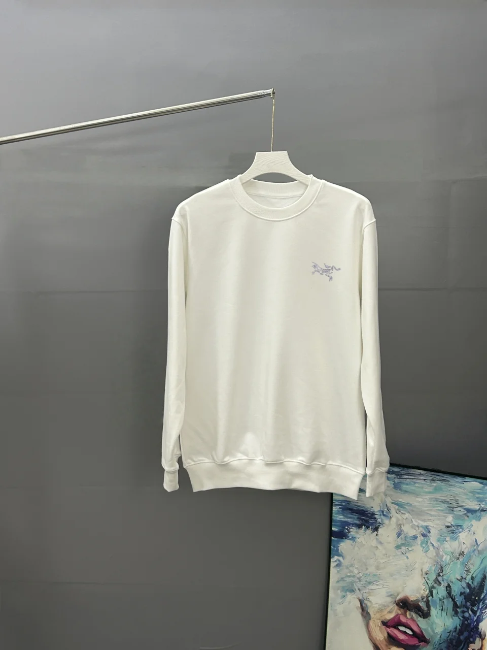 Arc'teryx 2026AW White Crew Neck Sweatshirt