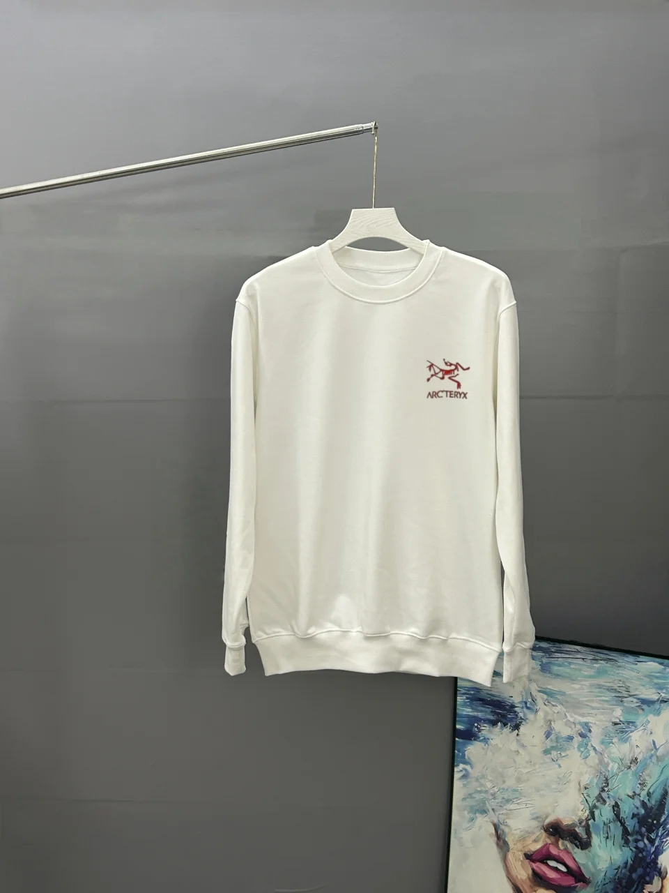 Arc'teryx 2026AW White Crew Neck Sweatshirt