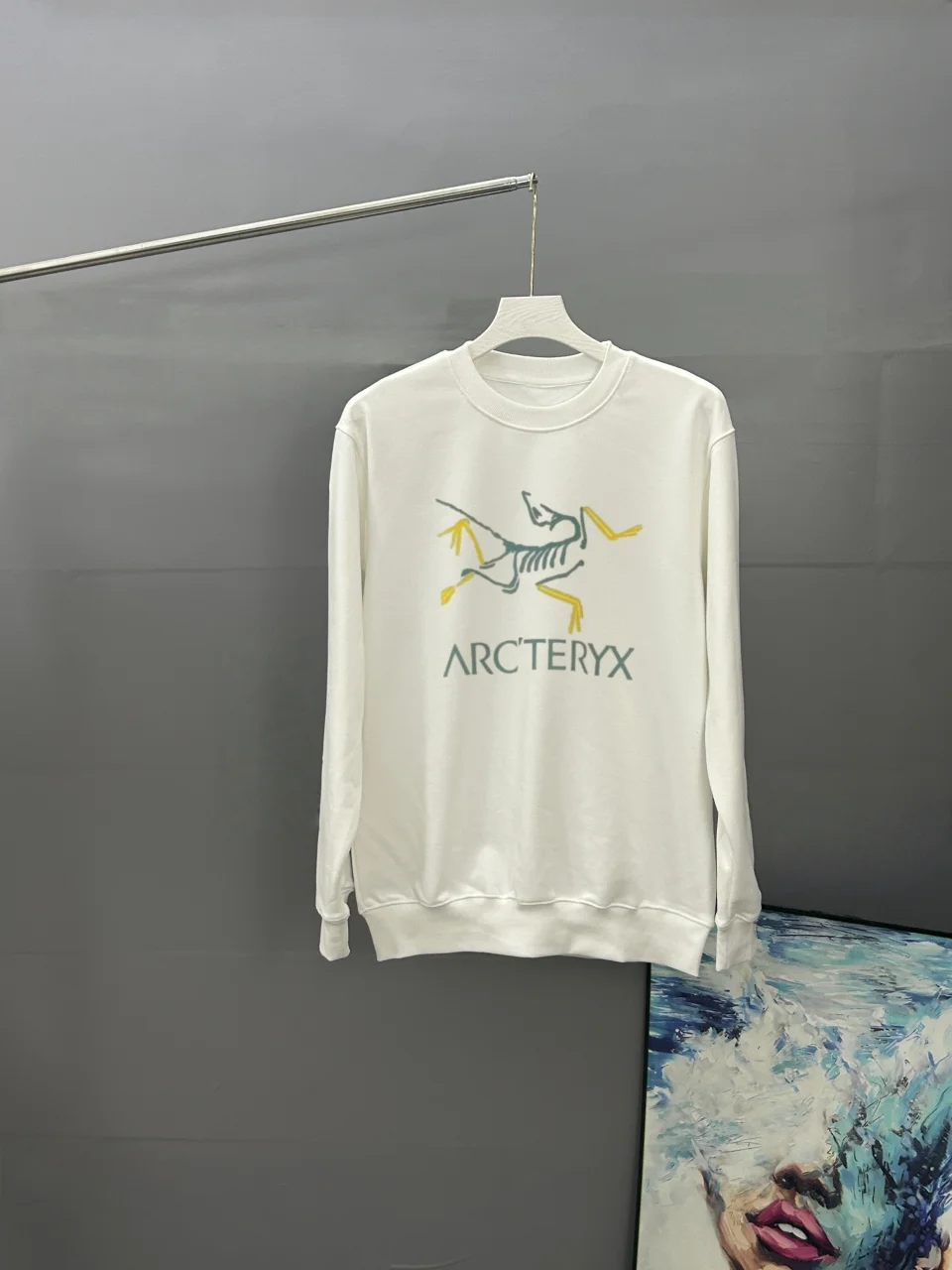 Arc'teryx 2026AW White Crew Neck Sweatshirt