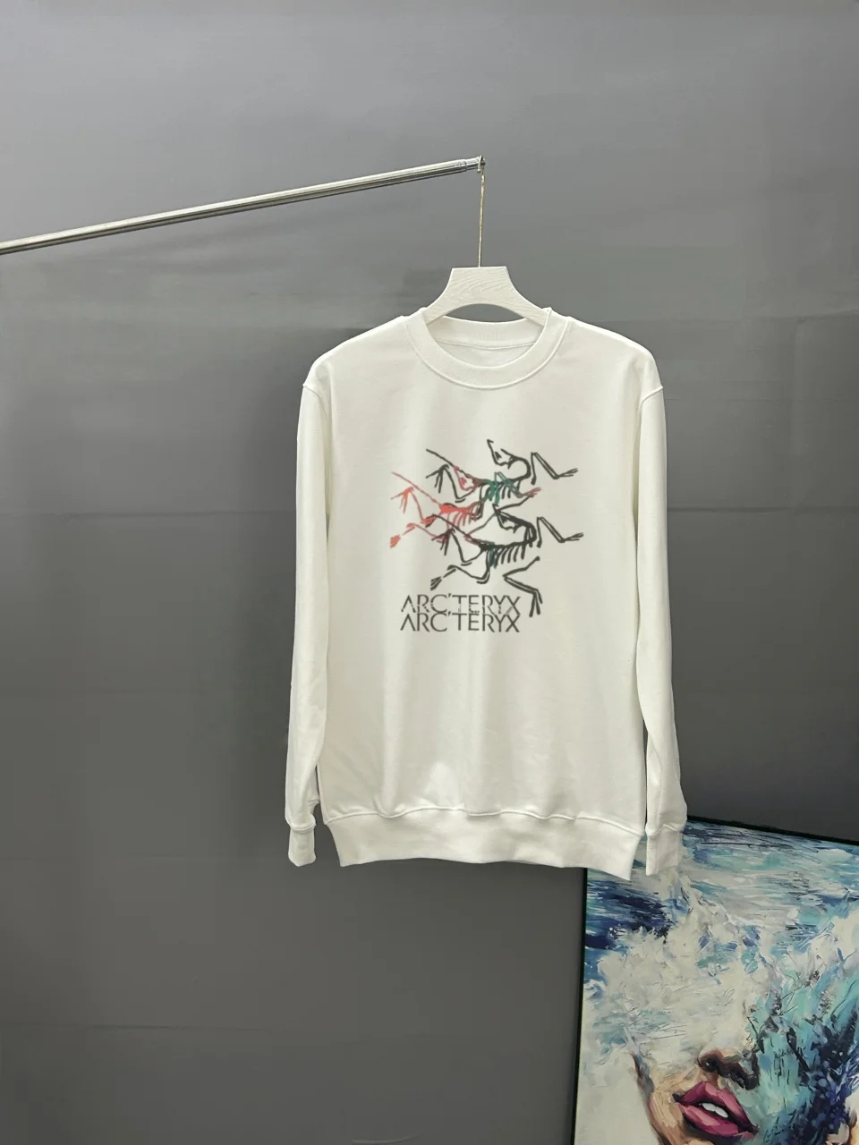 Arc'teryx 2026AW White Crew Neck Sweatshirt