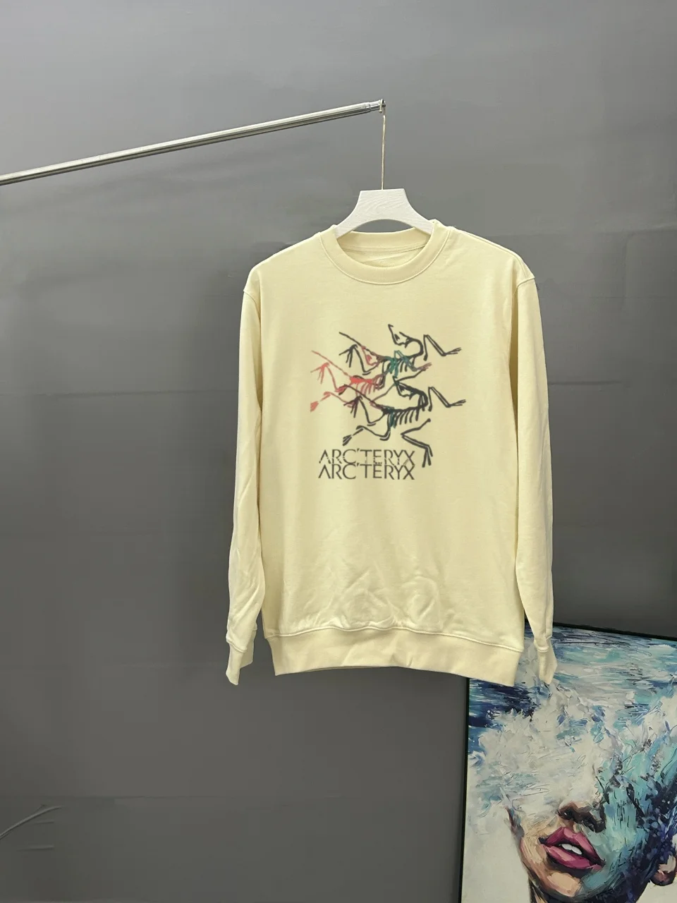 Arc'teryx 2026AW Beige Crewneck Sweatshirt