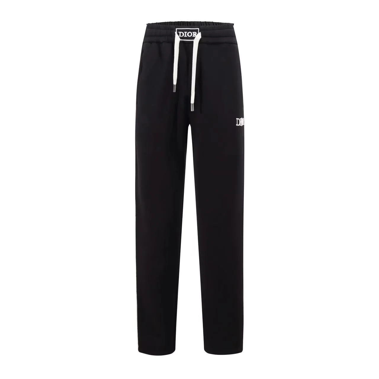 Dior 2025 Autumn Winter Black Casual Pants with Classic Logo