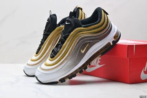 Nike Air Max 97 SE Bullet Train Full-Length Air Cushion Shock-Absorbing Sports Shoes