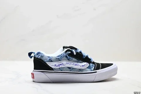 Vans Knu-Skool Vr3 Suede Wear-resistant Low-top Sneakers