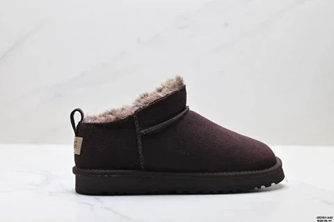 UGG CLASSIC MCRO Suede Low-top Warm Snow Boots