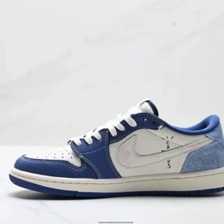 Nike Air Jordan1 TS Low DIY Reverse Hook Shoes