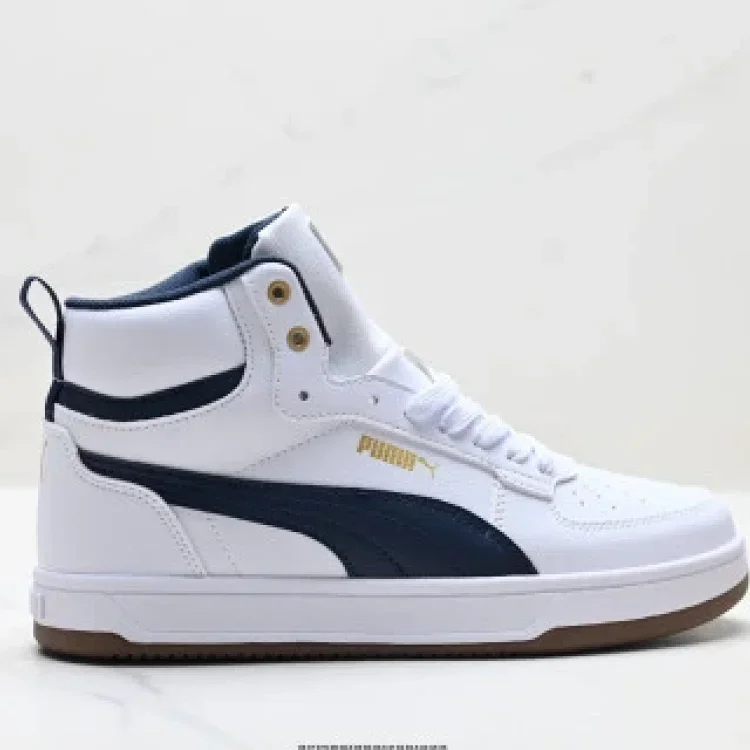Puma Caven Mid Retro Leather Casual Shoe