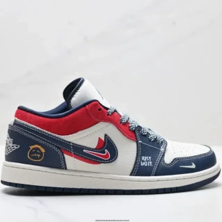Nike Air Jordan1 Low Leather Casual Sneakers