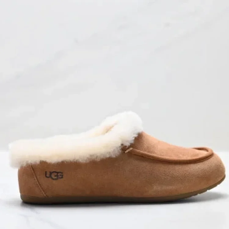 UGG Women's Wool Slip-On Slippers Winter