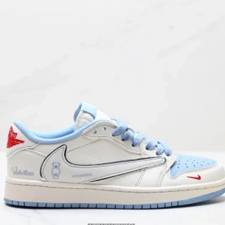 Nike Air Jordan 1 x Travis Scott DIY Custom Low Top Shoes