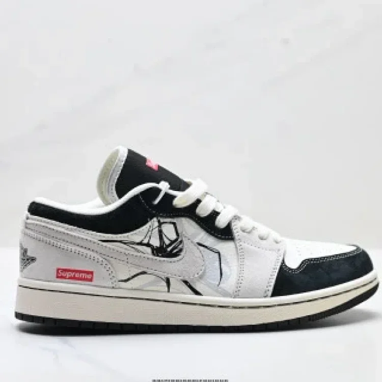 Nike Air Jordan1 Low Top Leather Casual Shoes