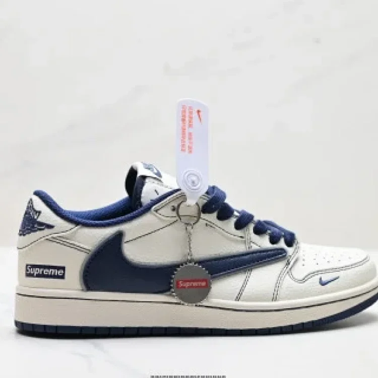 Nike AJ1 Travis Scott DIY Rev Swoosh Low