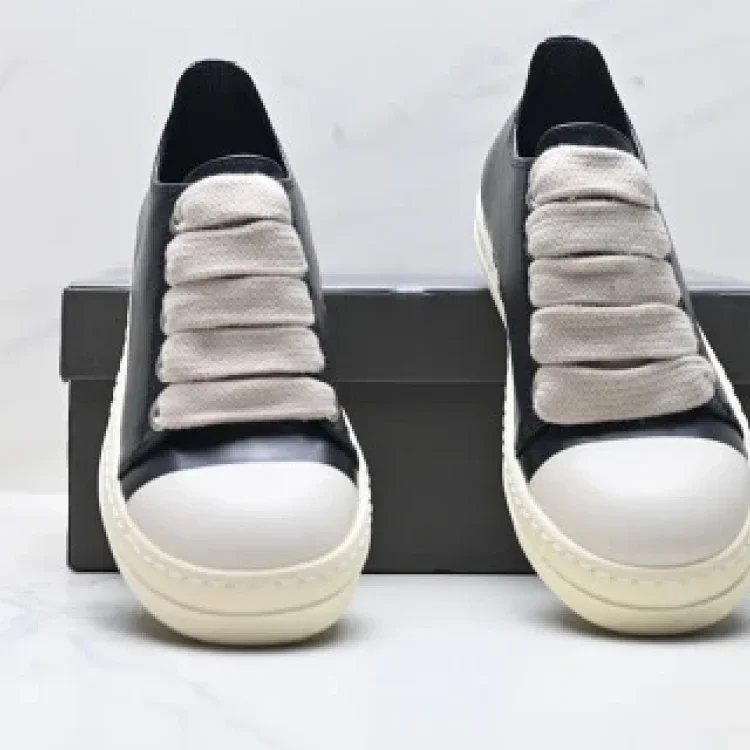 Rick Owens DRKSHDW Canvas Lace Sneakers