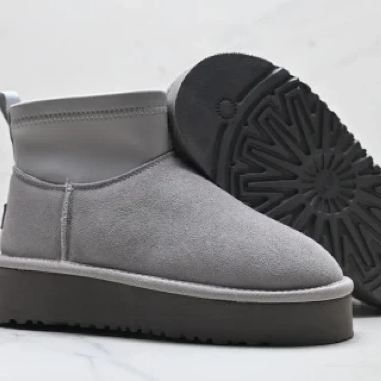 UGG Short Snow Boots Waterproof Thick Sole Retro British Style