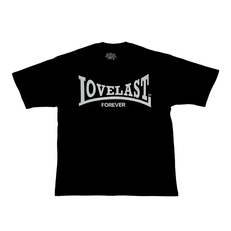 Destroy Lonely Black T-Shirt with Back Graphic Print