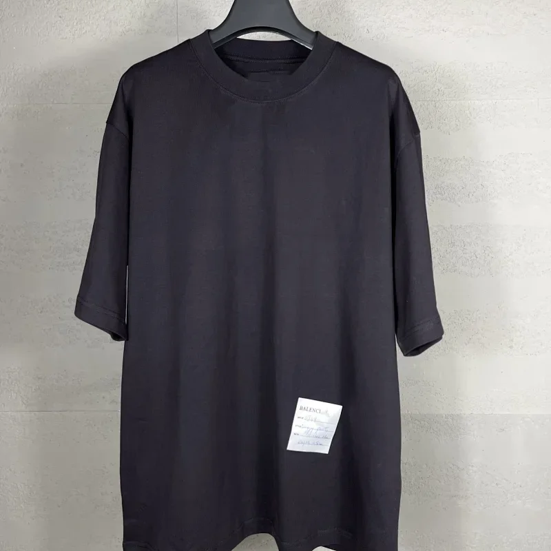Balenciaga Black T-Shirt White Label