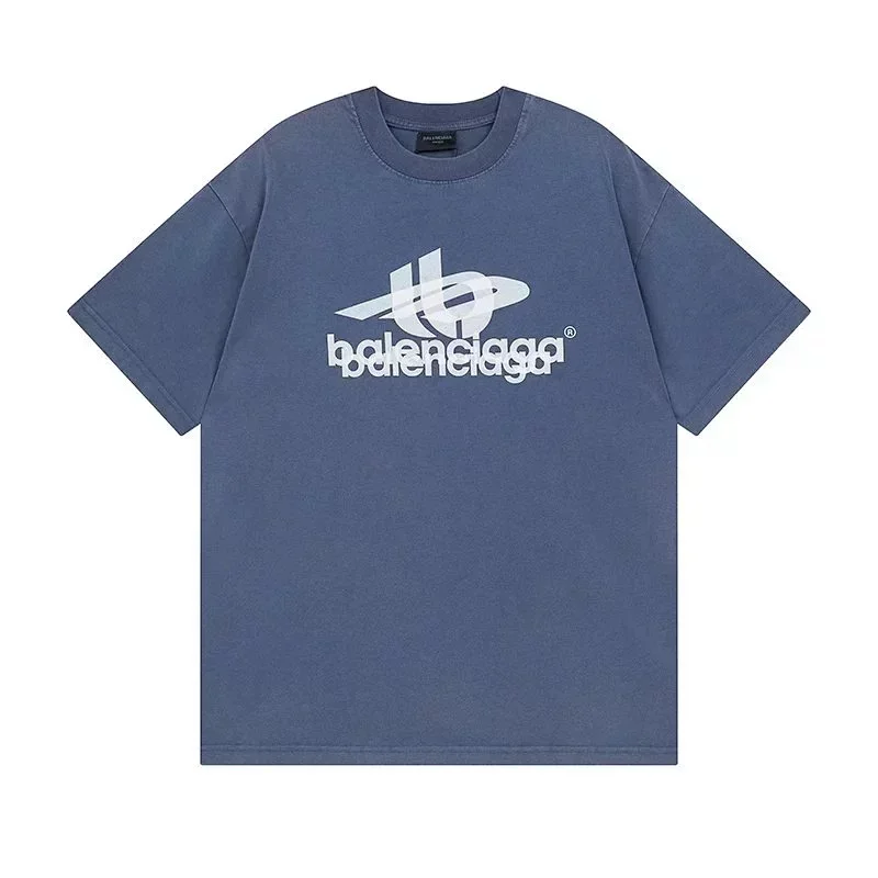 Balenciaga Double-Printed Logo Oversized T-Shirt