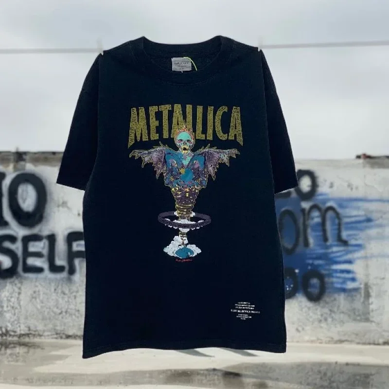 Vintage Metallica Skull Wing Graphic T-Shirt