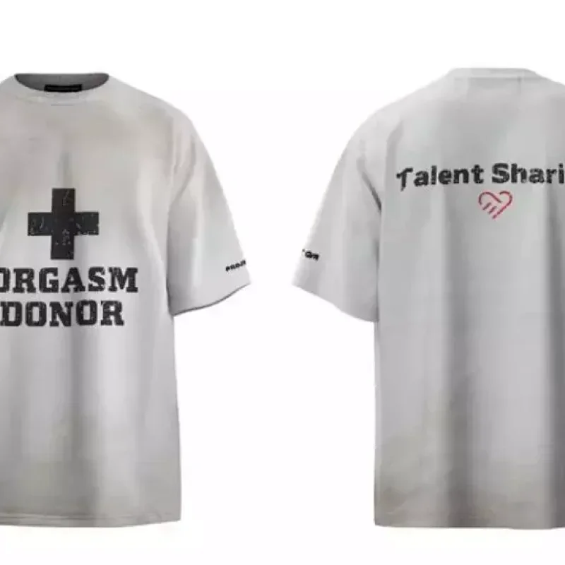 Project G/R "ORGASM DONOR" & Cross T-Shirt