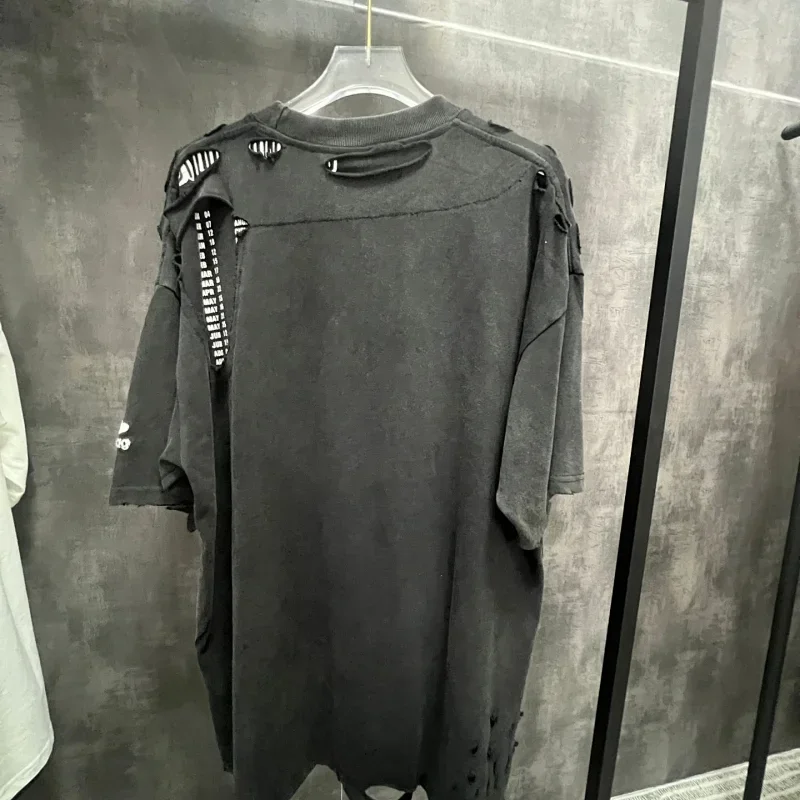 Balenciaga Distressed Layered T-Shirt