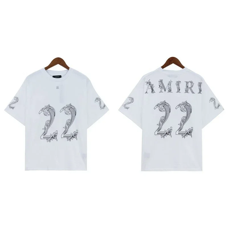 AMIRI Floral "22" Print T-Shirt