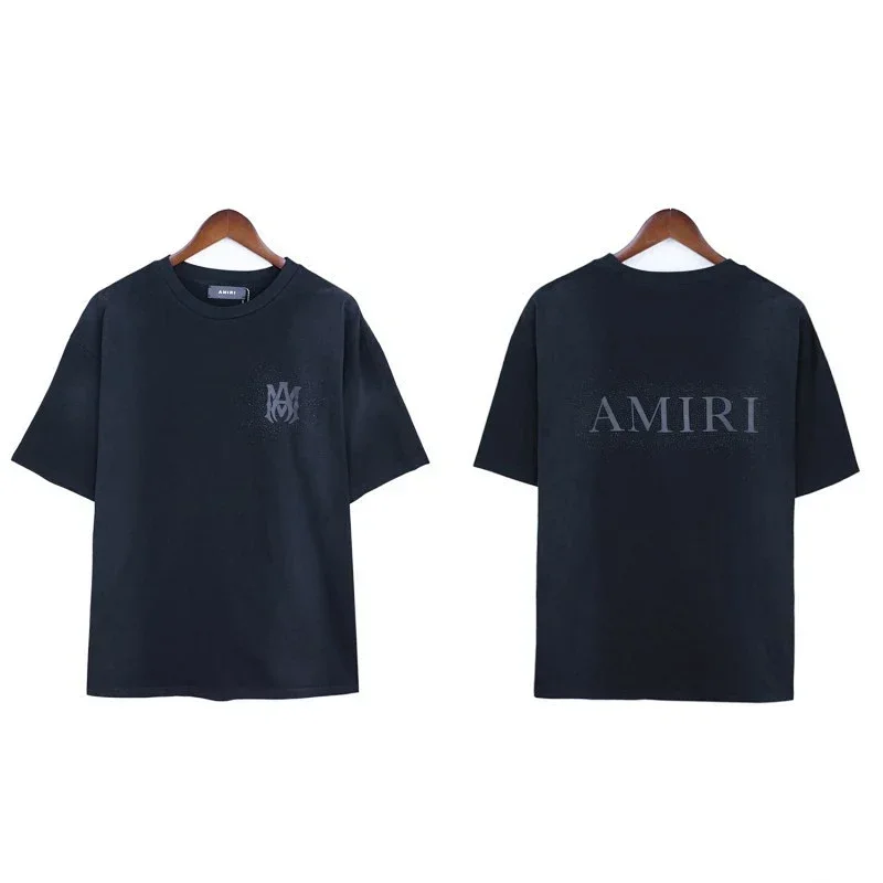 AMIRI Black T-Shirt with M Logo