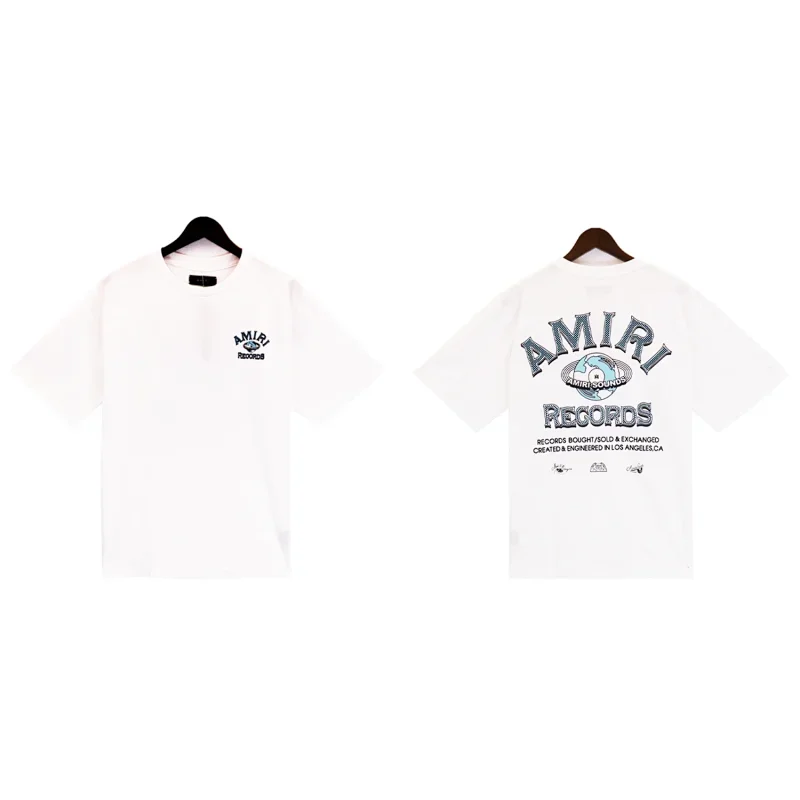 AMIRI White T-Shirt with Front & Back Graphics