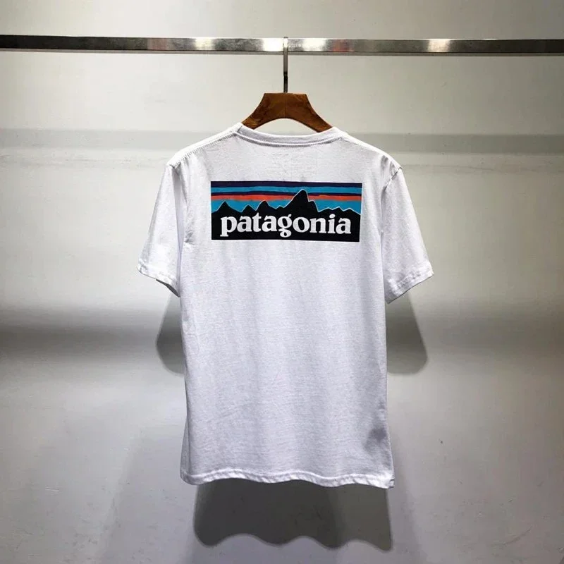 Patagonia Logo & Mountain Print T-Shirt