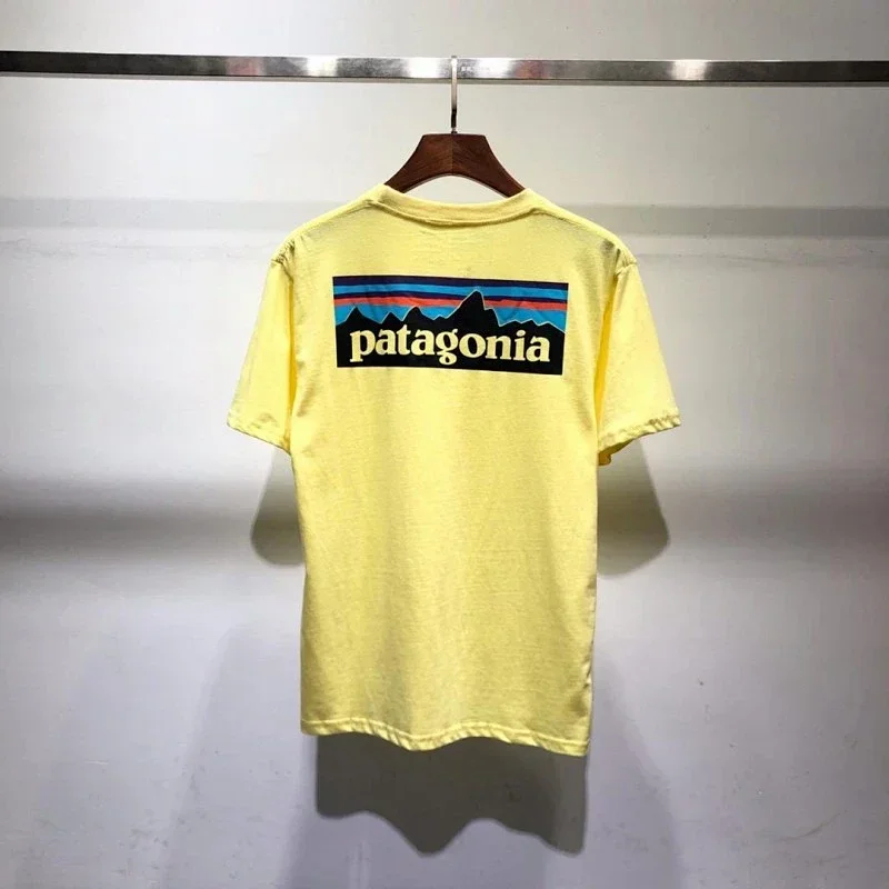 Patagonia Yellow Mountain Logo T-Shirt