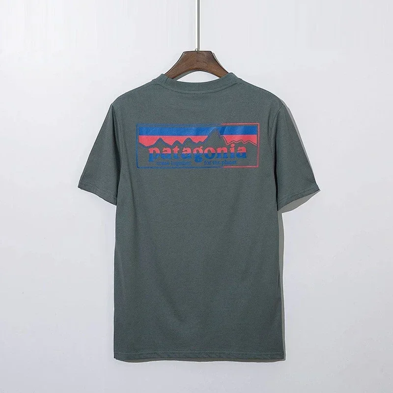 Patagonia Gray T-Shirt with Back Logo