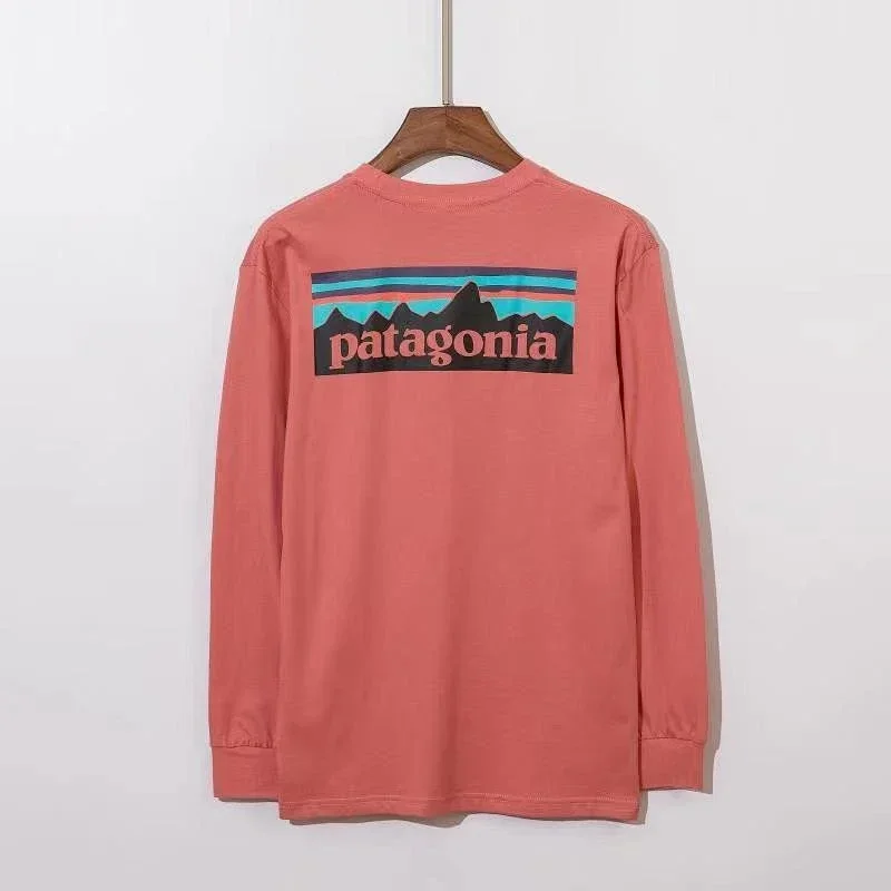 Patagonia Pink Mountain Graphic Tee