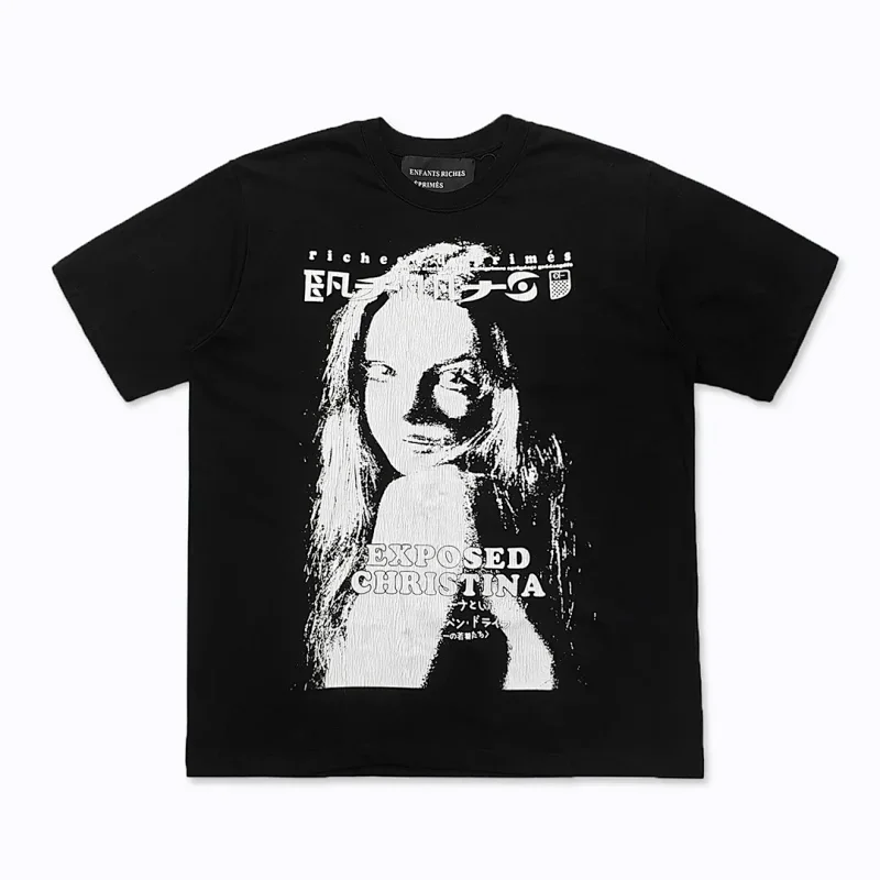 Enfants Riches Déprimés Black EXPOSED CHRISTINA T-Shirt