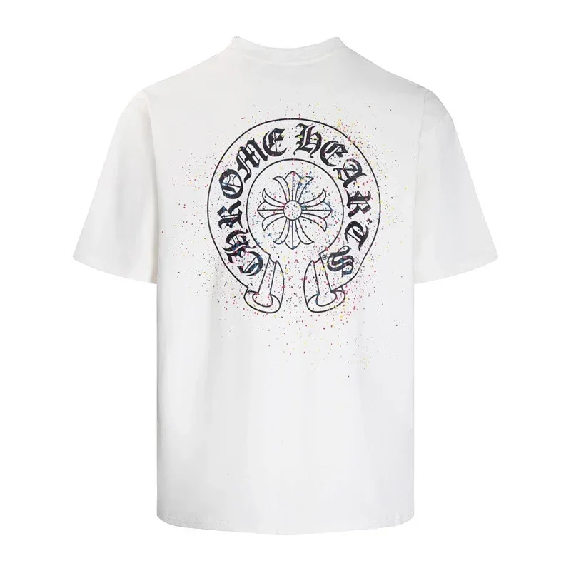Chrome Hearts Horseshoe Cross Splatter Tee